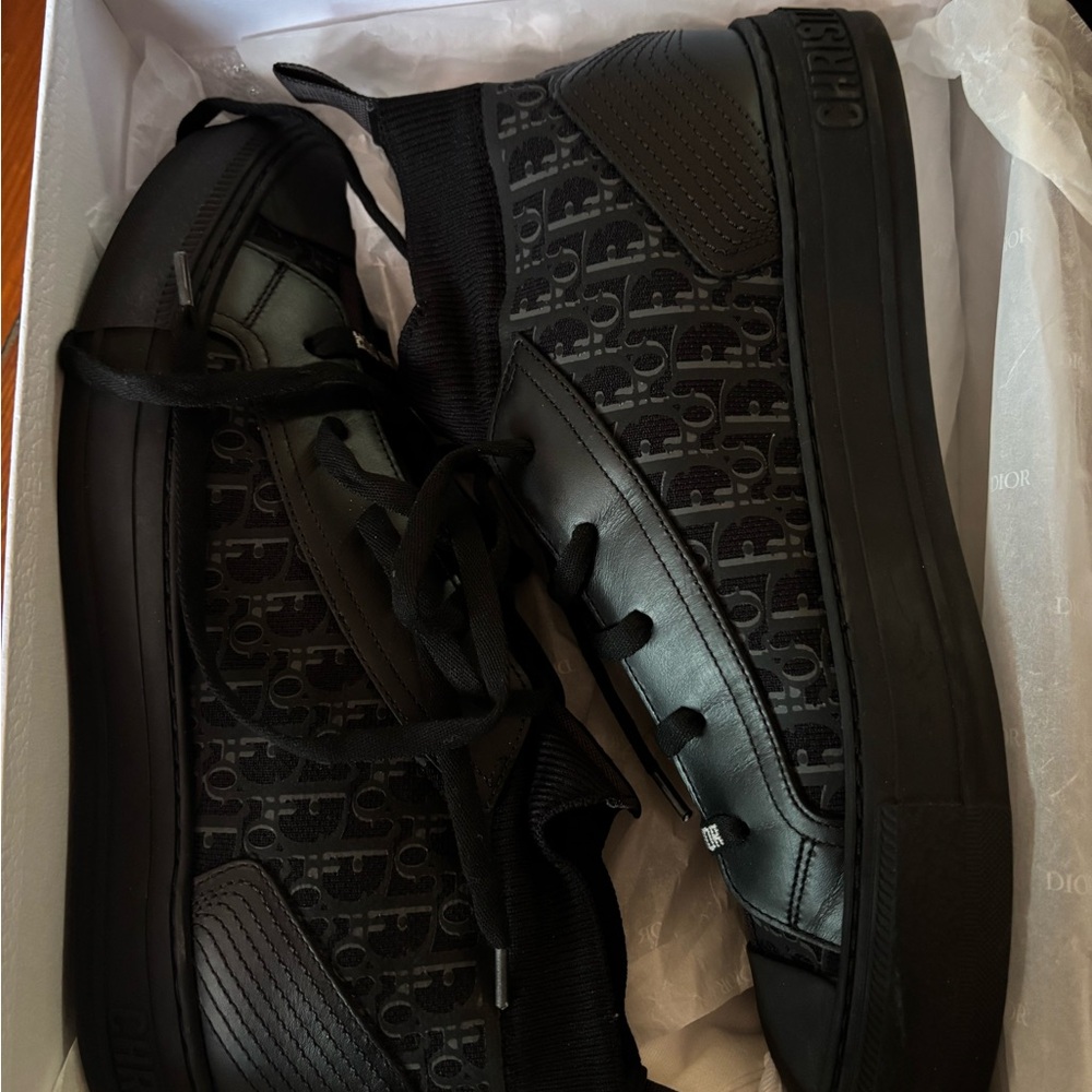 Dior Black High-Top Sneakers